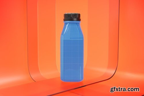 Juice Bottle On Glass 9UPS2LY