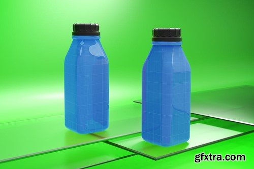 Juice Bottle On Glass 9UPS2LY