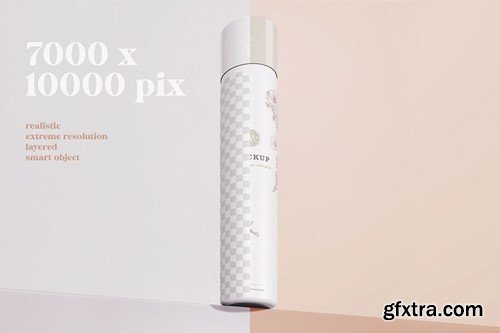 Big Spray Bottle - Cosmetic Packaging Mockup N86WNKM