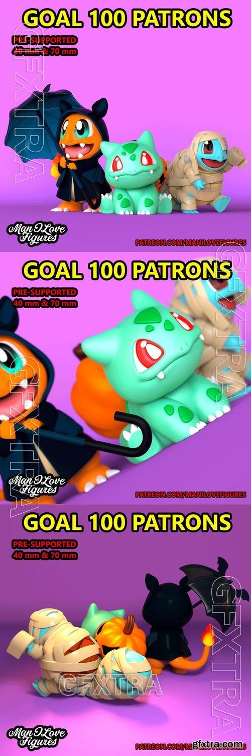 Man I Love Figures - HALLOWEEN PALS &ndash; 3D Print Model