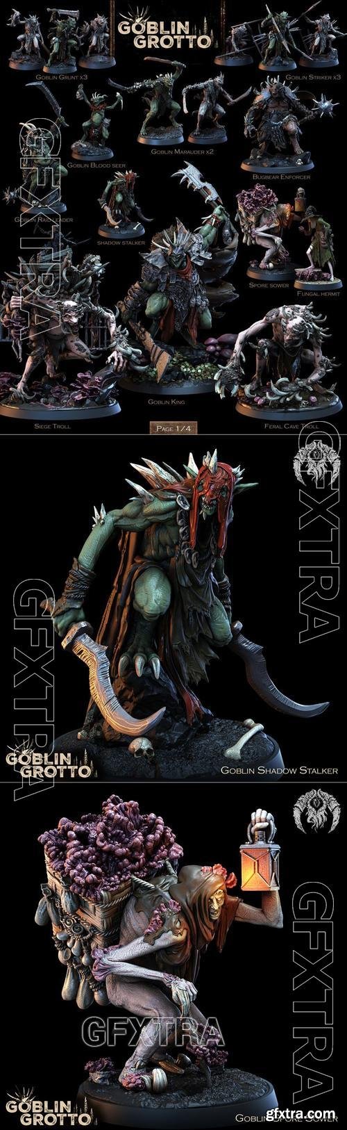 Bestiarum Miniatures - Goblin Grotto June 2023 &ndash; 3D Print Model