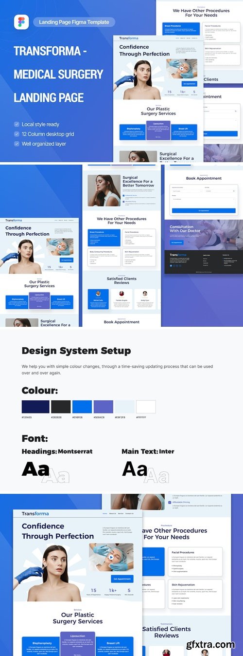 TransForma - Medical Surgery Landing Page Figma ENNHPNF