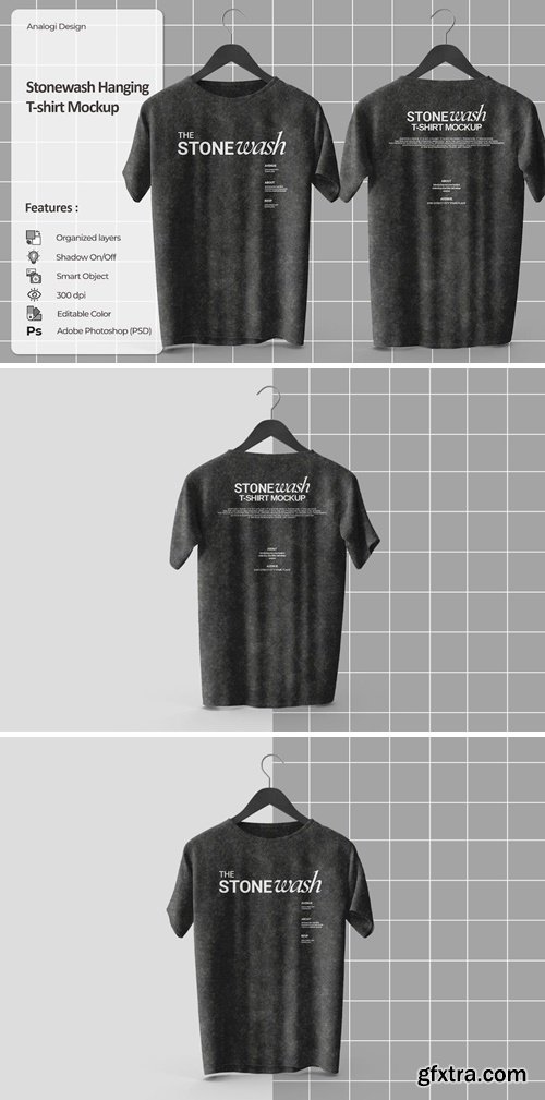 Hanging Acid Tshirt Mockup PBCQ7FH