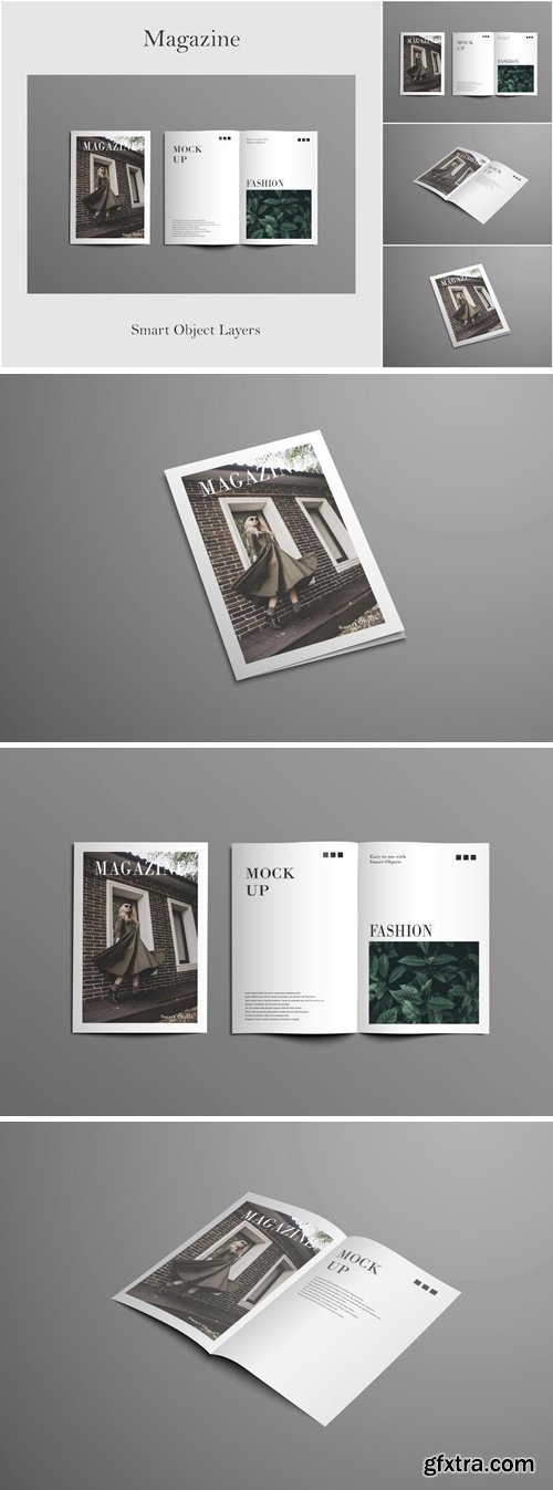 A4 Cover Magazine Mockup K2PDV9K