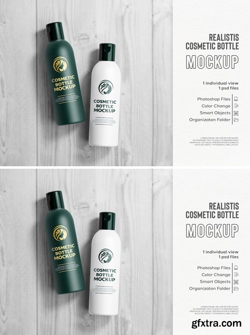 Cosmetic Bottle Mockup 3AQF72V