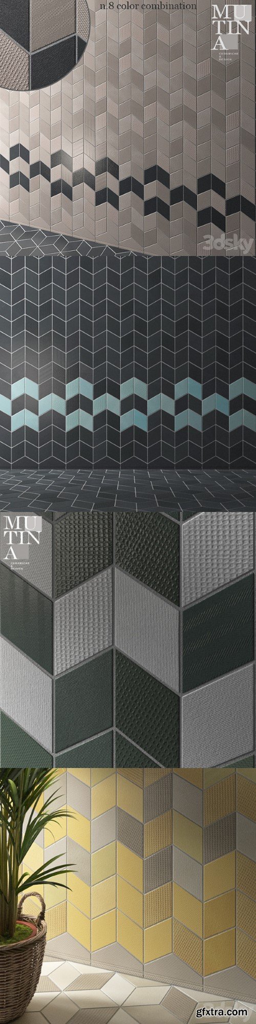 Tile TEX by Mutina - set 04