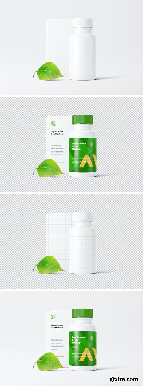 Supplement Bottle Mockup J58UDM2