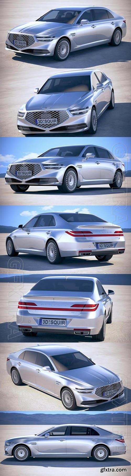 Genesis G90 2020 - 3d model