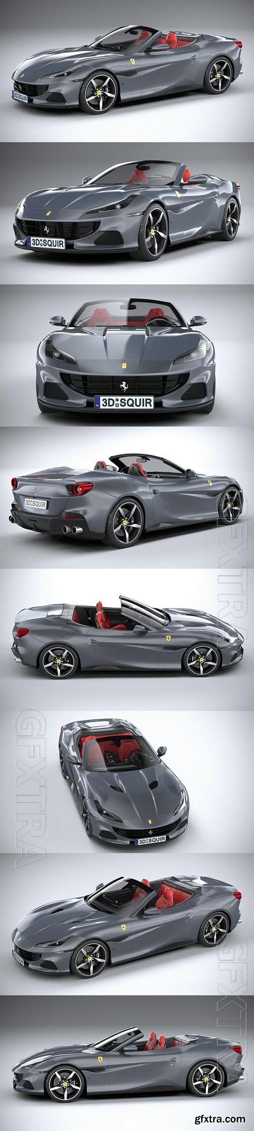 Ferrari Portofino M 2021 - 3d model