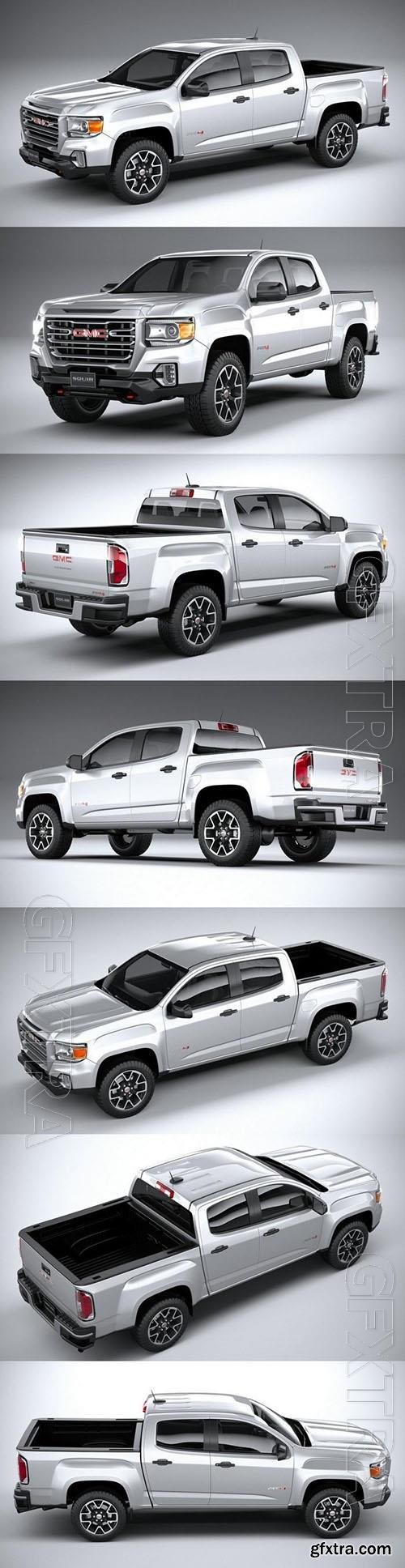 GMC Canyon 2021 Long - 3d model