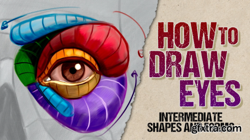 How To Draw Eyes - Intermediate Shapes and Forms
