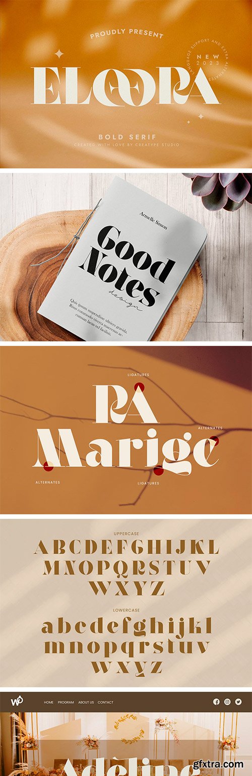 Eloora Bold Serif Font