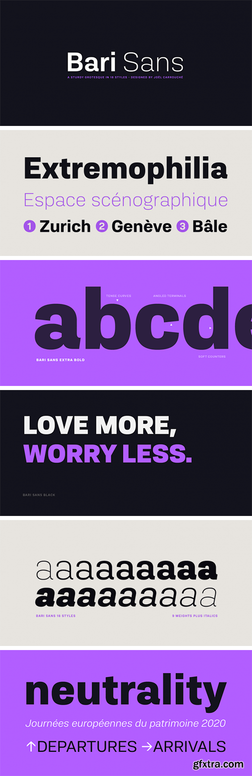 Bari Sans Font Family