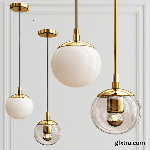 Modo mono brass color & clear glass