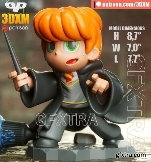 3DXM - Ron Weasley Chibi &ndash; 3D Print Model