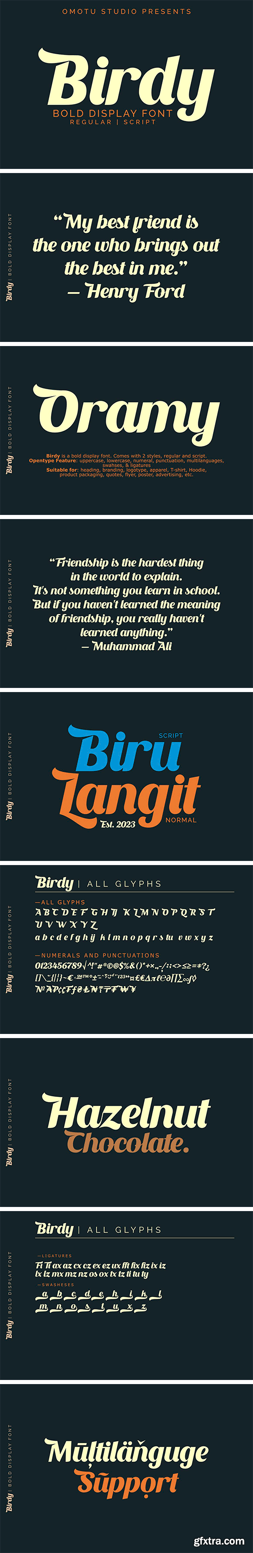 Birdy - Elegant Bold Script