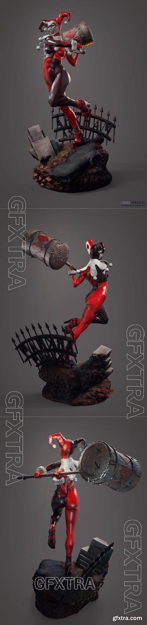 Lucas Somariva - Harley Quinn &ndash; 3D Print Model