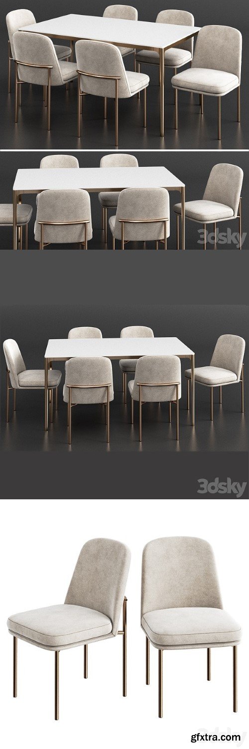 West Elm Dinning Set 23