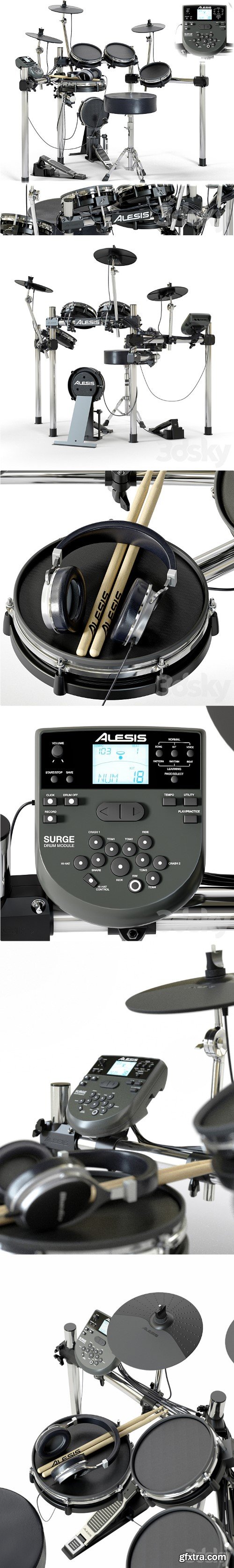 Drum set ALESIS surge mesh kit. Musical instrument