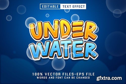 Uder Water Editable Text Effect FGC8KJG