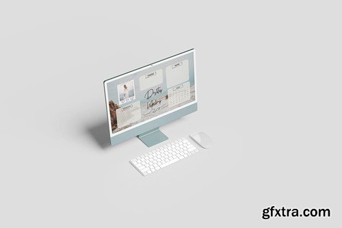 Clay Desktop Mockup J9YRXZJ