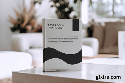 Simple Book Cover PSD Mockup A47H5LS