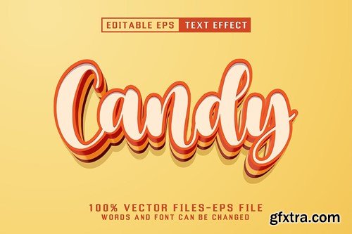 Yummy Editable Text Effect VKA56HS