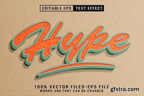 Retro Editable Text Effect 6M99ZWY