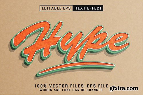 Retro Editable Text Effect 6M99ZWY