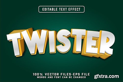 Twister Editable Text Effect 2LFL2G2