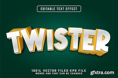 Twister Editable Text Effect 2LFL2G2