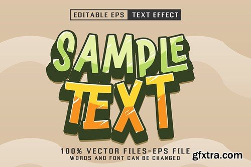 Zombie Attack Editable Text Effect HU35YG3