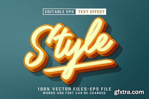 Vintage Editable Text Effect VHFSMHG