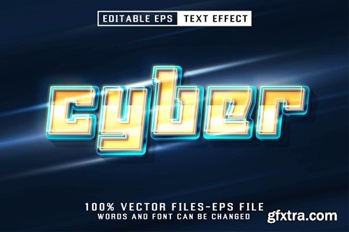 Cyber Editable Text Effect XJ2PQ8L