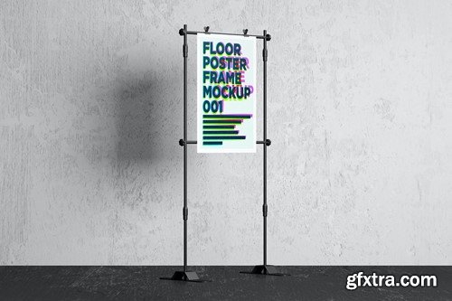 Floor Poster Frame Mockup 001 6Y4W8WA