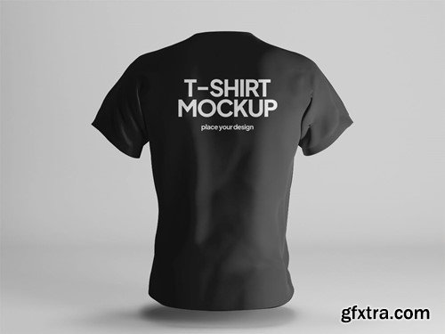 Black Tshirt Mockup 85QX2JK