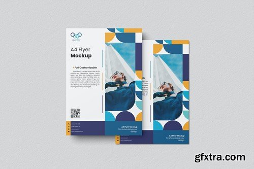 A4 Flyer Mockup JW6C8YQ