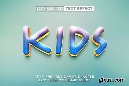 9 Styles of Editable Psd Text Effect TXF53M5