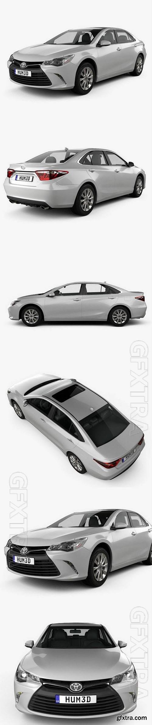 Toyota Camry XLE 2017 - 3d model