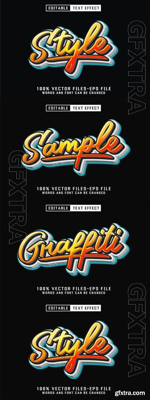 Graffiti Editable Text Effect