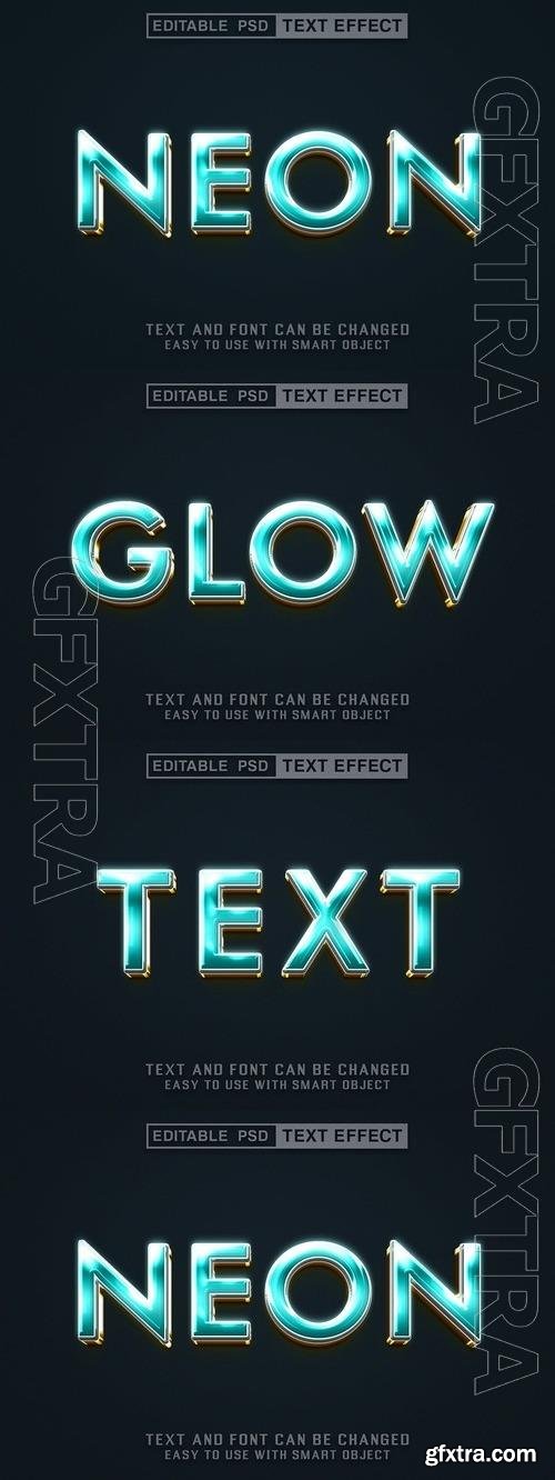 Neon Editable Text Effect