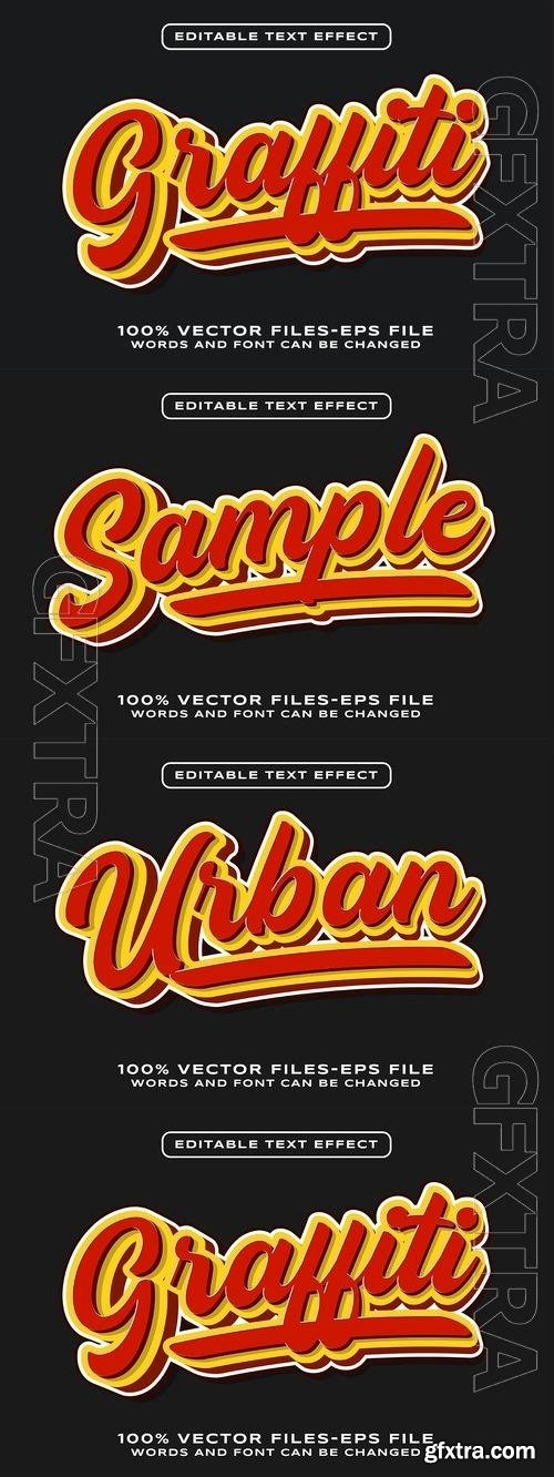 Graffiti Style Editable Text Effect