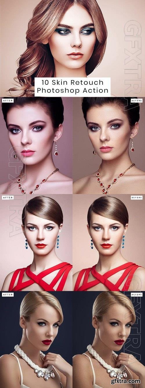 10 Skin Retouch Photoshop Action