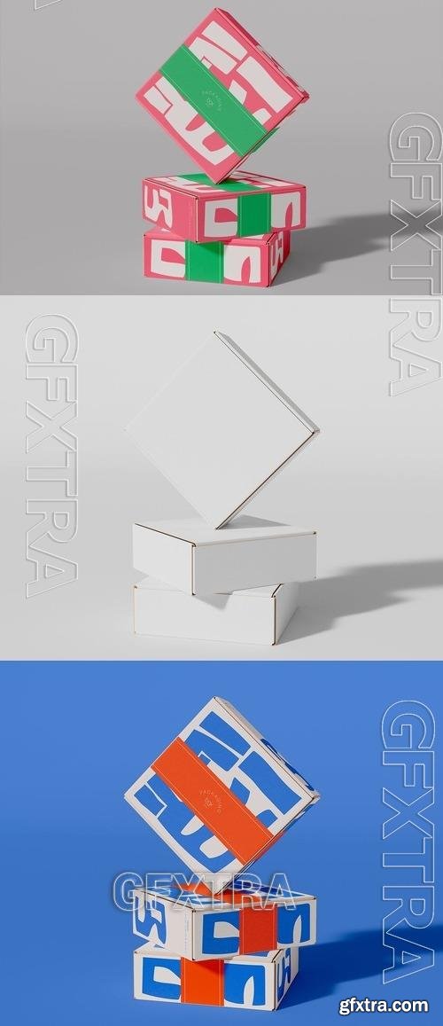 Cardboard Boxes Mockup 67QJAYF