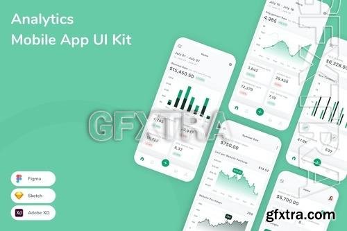 Analytics Mobile App UI Kit Y4RKHJH