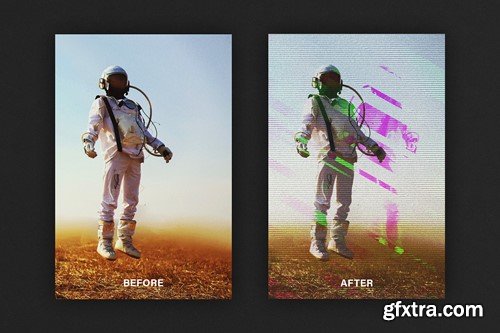 Interstellar Glitch Photo Effect 9FL7E8C