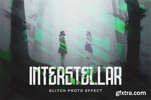 Interstellar Glitch Photo Effect 9FL7E8C