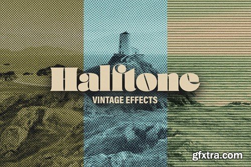 Halftone Vintage Effects E6KHL5F