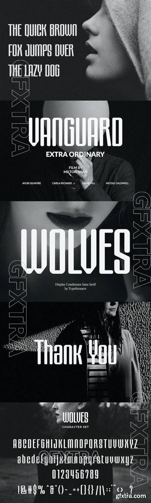 Wolves - Display Condensed Sans Serif 454TBVT