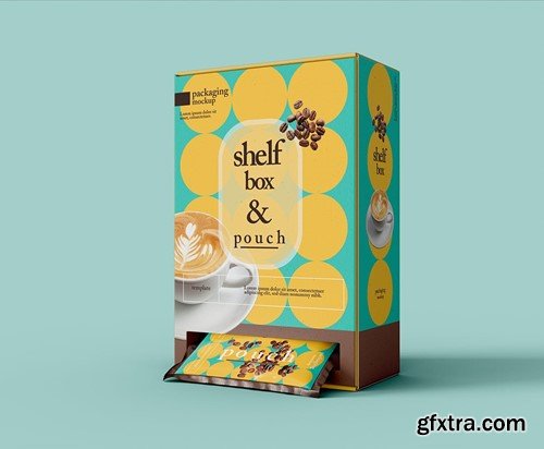 Shelf Box Packaging Mockup SZSCJDN